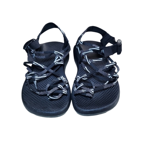 Chaco ZX3 Classic Scatter Black & White Sandal - Picture 1 of 7